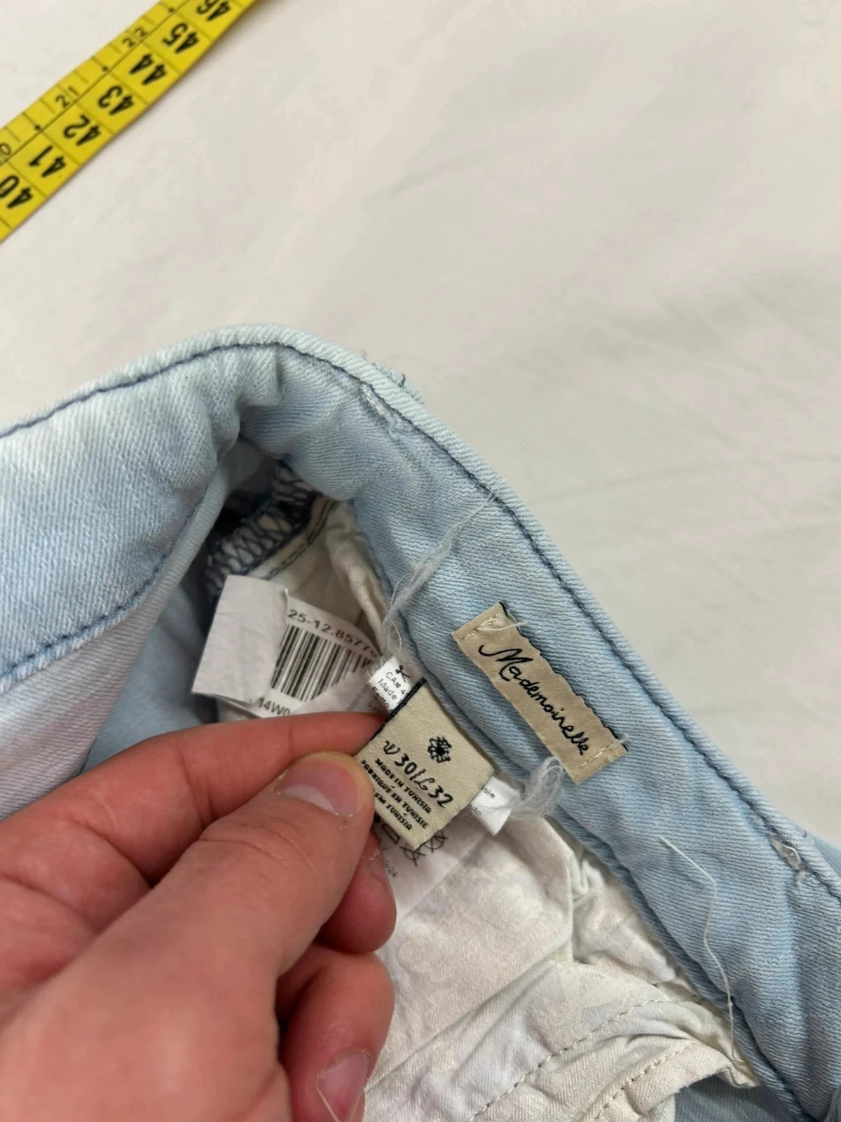 Jeans skinny azuis claros turquesa maison scotch amsterdams blauw w30 l32 – photo 11